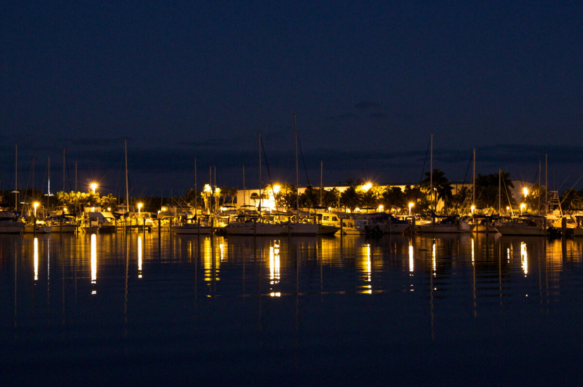 Black Point Marina at dusk, Cutler Bay