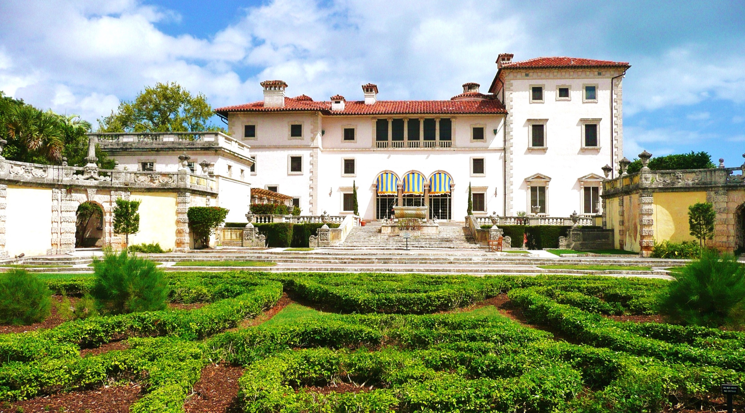 Villa Vizcaya and its formal gardens, Miami